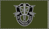 Special Forces Group Insignia OD Double-Sided Flag - 36 x 60 Home Decor Printify 