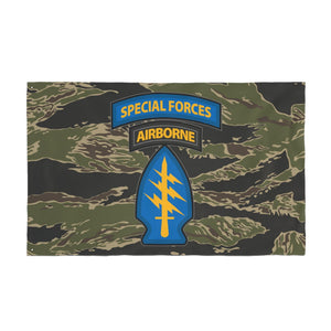 Special Forces Jungle Camo Double-Sided Flag - 36 x 60 Home Decor Printify 36'' × 60'' 