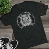 Special Forces Underwater Operations Combat Diver Distressed Insignia - Triblend Athletic Shirt T-Shirt Printify 