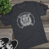 Special Forces Underwater Operations Combat Diver Distressed Insignia - Triblend Athletic Shirt T-Shirt Printify 