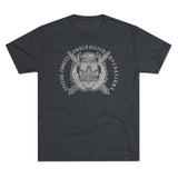 Special Forces Underwater Operations Combat Diver Distressed Insignia - Triblend Athletic Shirt T-Shirt Printify Tri-Blend Vintage Navy S 