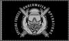Special Forces Underwater Operations Dive Supervisor Badge Double-Sided Flag - 36 x 60 Home Decor Printify 36'' × 60'' 