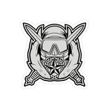 Special Forces Underwater Operations Dive Supervistor Indoor Outdoor Sticker Paper products Printify 