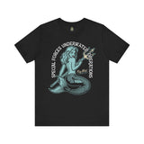 Special Forces Underwater Operations Mermaid - Unisex Jersey Short Sleeve Tee T-Shirt Printify Black S 