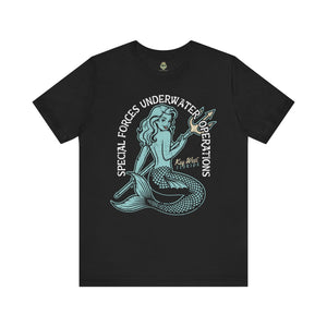 Special Forces Underwater Operations Mermaid - Unisex Jersey Short Sleeve Tee