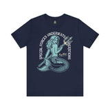 Special Forces Underwater Operations Mermaid - Unisex Jersey Short Sleeve Tee T-Shirt Printify Navy S 