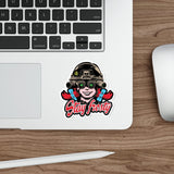 Stay Frosty Night Vision Die-Cut Sticker Paper products Printify 