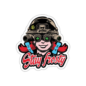 Stay Frosty Night Vision Die-Cut Sticker