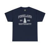 The Original Pineland University - Unisex Heavy Cotton Tee T-Shirt Printify 