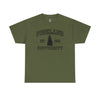The Original Pineland University - Unisex Heavy Cotton Tee T-Shirt Printify Military Green S 