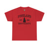 The Original Pineland University - Unisex Heavy Cotton Tee T-Shirt Printify Red S 