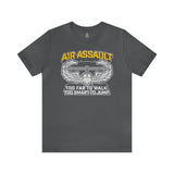 Too Smart Air Assault - Athletic Fit Team Shirt T-Shirt Printify S Asphalt 