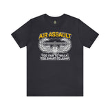 Too Smart Air Assault - Athletic Fit Team Shirt T-Shirt Printify S Dark Grey 
