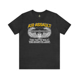 Too Smart Air Assault - Athletic Fit Team Shirt T-Shirt Printify S Dark Grey Heather 