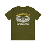 Too Smart Air Assault - Athletic Fit Team Shirt T-Shirt Printify S Olive 