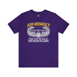 Too Smart Air Assault - Athletic Fit Team Shirt T-Shirt Printify S Team Purple 