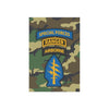 Triple Tab Woodland Camo - Vertical Outdoor House & Garden Banners Home Decor Printify 