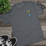 Triple Threat Shirt - Unisex Tri-Blend Crew Tee T-Shirt Printify 