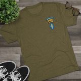 Triple Threat Shirt - Unisex Tri-Blend Crew Tee T-Shirt Printify 