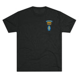 Triple Threat Shirt - Unisex Tri-Blend Crew Tee T-Shirt Printify Tri-Blend Vintage Black S 