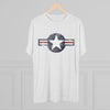 United States Air Forces DISTRESSED Insignia - Triblend Athletic Shirt T-Shirt Printify 