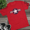 United States Air Forces DISTRESSED Insignia - Triblend Athletic Shirt T-Shirt Printify 