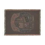 University of Pineland Alumni Insignia Woven Blanket Home Decor Printify 