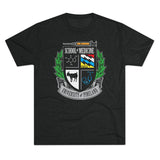 University of Pineland Medic - Full Color Edition - Triblend Athletic Shirt T-Shirt Printify Tri-Blend Vintage Black S 