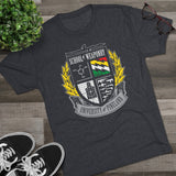 University of Pineland Weapon Specialist - Full Color Edition - Triblend Athletic Shirt T-Shirt Printify 