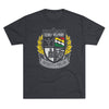 University of Pineland Weapon Specialist - Full Color Edition - Triblend Athletic Shirt T-Shirt Printify Tri-Blend Vintage Navy S 