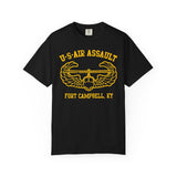 US Air Assault Fort Campbell Dyed Soft Cotton Shirt T-Shirt Printify Black S 