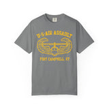US Air Assault Fort Campbell Dyed Soft Cotton Shirt T-Shirt Printify Grey S 