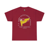 US Army Pathfinder School - Fort Benning - Unisex Heavy Cotton Tee T-Shirt Printify Cardinal Red S 