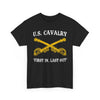 US Cavalry - First In Last Out - Unisex Heavy Cotton Tee T-Shirt Printify 