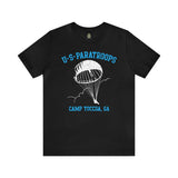 US Paratroops Camp Toccoa GA - Unisex Jersey Short Sleeve Tee T-Shirt Printify Black S 