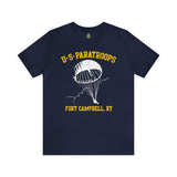 US Paratroops Fort Campbell KY - Unisex Jersey Short Sleeve Tee T-Shirt Printify Navy S 