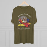 USAAF First Motion Picture Unit Triblend Athletic Shirt T-Shirt Printify 