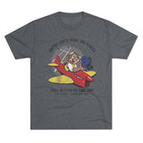 USAAF First Motion Picture Unit Triblend Athletic Shirt T-Shirt Printify Tri-Blend Premium Heather S 
