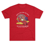 USAAF First Motion Picture Unit Triblend Athletic Shirt T-Shirt Printify Tri-Blend Vintage Red L 