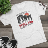 Visit Pineland Triblend Athletic Shirt T-Shirt Printify 