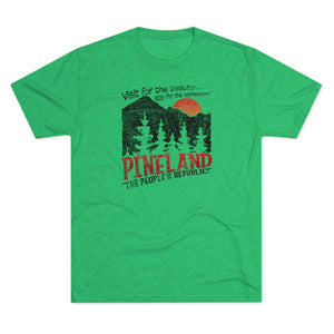 Visit Pineland Triblend Athletic Shirt T-Shirt Printify M Tri-Blend Envy 