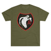 WWII Ghost Army Distressed Patch - Triblend Athletic Shirt T-Shirt Printify S Tri-Blend Military Green 