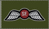 WWII Jedburgh Team Wing Insignia Double-Sided Flag - 36 x 60 Home Decor Printify 36'' × 60'' 