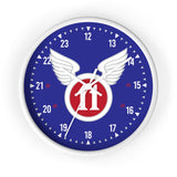 11th Airborne 'Arctic' Division Insignia Clock Home Decor Printify White White 10"