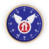 11th Airborne 'Arctic' Division Insignia Clock Home Decor Printify Wooden White 10"