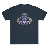 11th Airborne 'Arctic' Division Triblend Shirt T-Shirt Printify Tri-Blend Vintage Navy M 