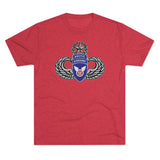 11th Airborne 'Arctic' Division Triblend Shirt T-Shirt Printify Tri-Blend Vintage Red S 