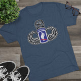 173rd Airborne Brigade Insignia Triblend Athletic Shirt T-Shirt Printify 