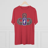 173rd Airborne Brigade Insignia Triblend Athletic Shirt T-Shirt Printify 