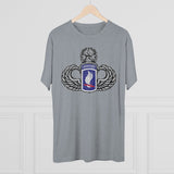 173rd Airborne Brigade Insignia Triblend Athletic Shirt T-Shirt Printify 